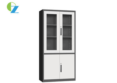 H1850*W900*D400mm KD Structure File Cabinet With Glass Door Inside