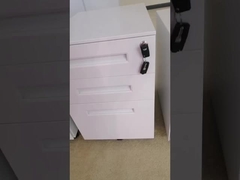 Cabinet mobile de piédestal d'anti tiroir de l'inclinaison 3 pour le dossier A4 avec la serrure D520MM