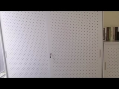 le classeur en acier mince de bureau de porte coulissante de bord de 12mm a non démantelé