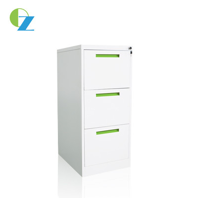 RAL Color 3 Drawer Lateral File Cabinet Metal Rust Resistance