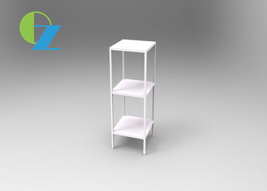 3 Layer Small Steel Storage Racks Light Duty Metal Shelving OEM Service
