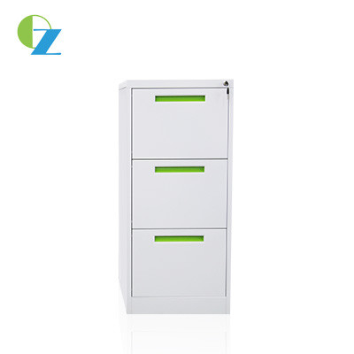 RAL Color 3 Drawer Lateral File Cabinet Metal Rust Resistance