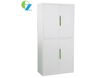 Office Furniture Steel Swing Door White Cupboard H1850*W900*D400(MM) KD Structure