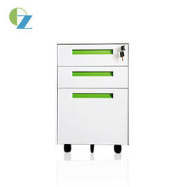 Steel 3 Drawer Rolling File Cabinet Mobile Pedestal Use In Office Home Gym School