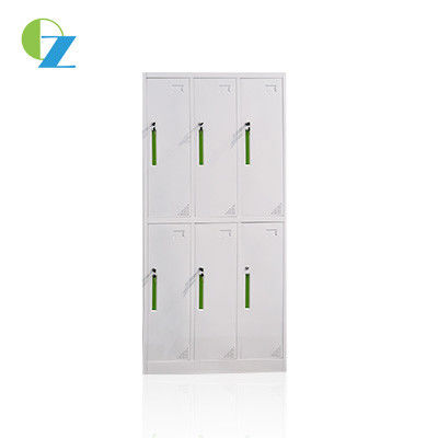 Wardrobe School 6 Door Thickness 0.6mm Steel Office Lockers