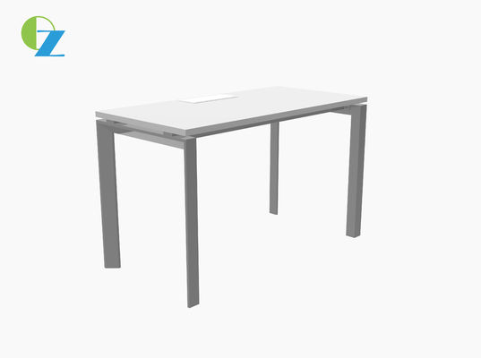 Modern MFC One Person Office Workstation Desk Minimalist White Color