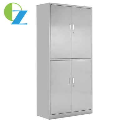 25mm Edge 4 Door Steel Office Cupboard Filing Metal Storage Cupboard For Office